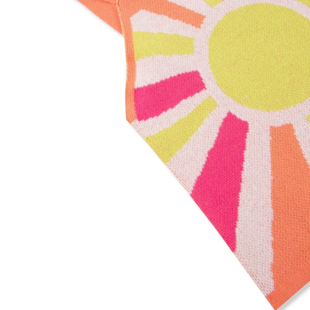 Peek Sun Halter Pink and‎ Yellow Striped Matching Set NWOT Size 2T